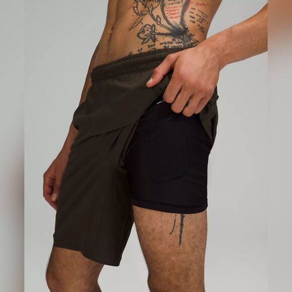 LULULEMON Pace Breaker lined shorts size S in EUC - Picture 3 of 6